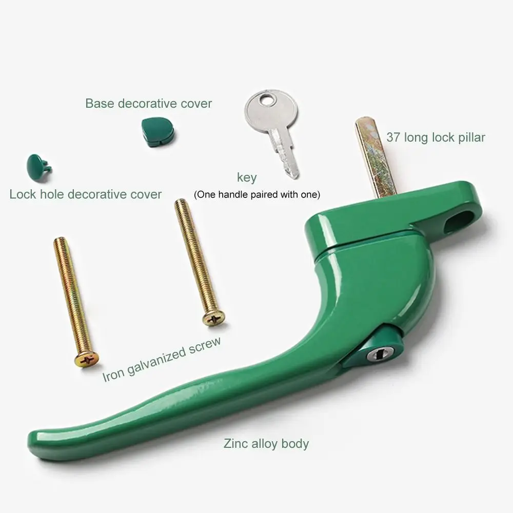 Spindle Universal Locking Door Handles Latch Locks Window Handle Double Glazing