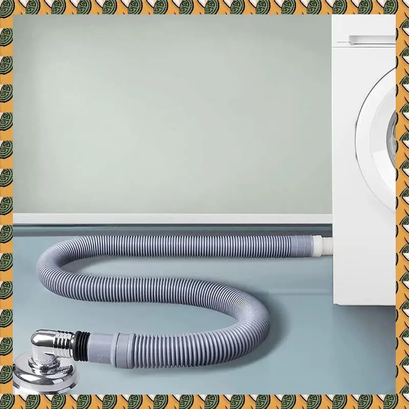 

A77I 4X Drain Hose Extension For Washing Machines,2M Drain Hose Washing Machine Hose,Drain Hose Dishwasher Extension