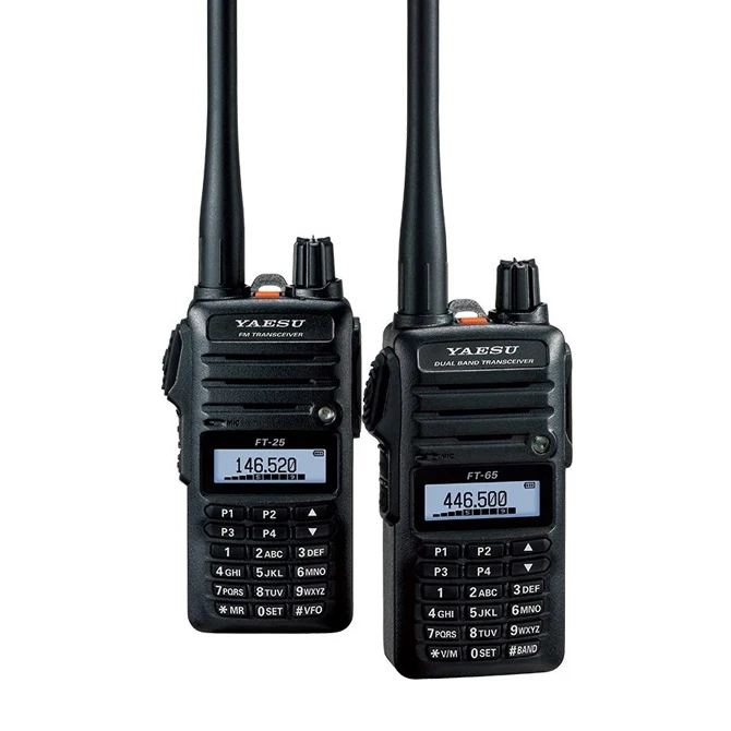 Yaesu Portable Radio FT-25R VHF 5W 2 Meter Mono Band FM Handheld Transceiver