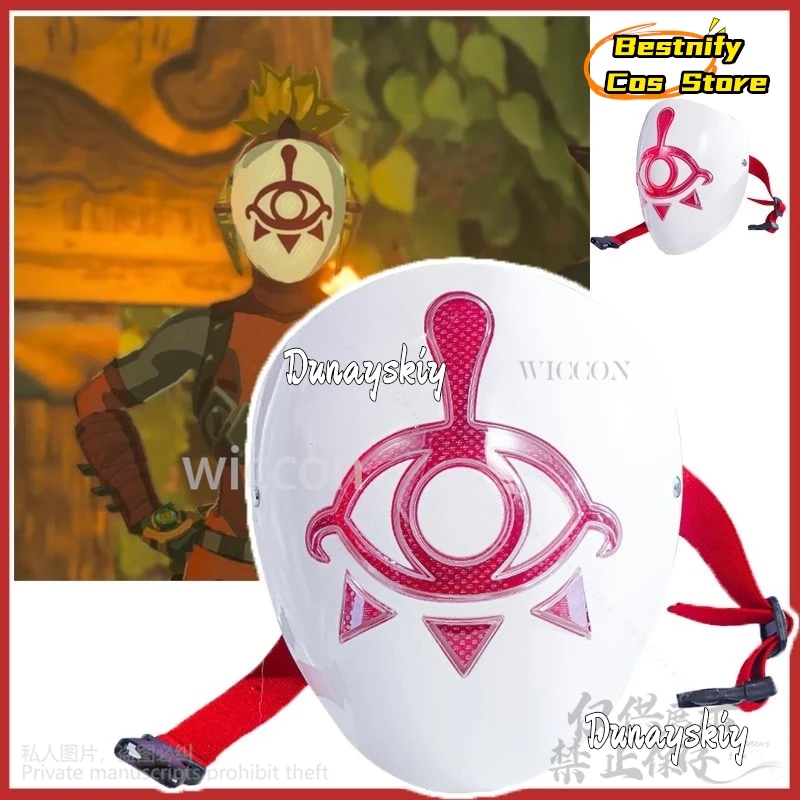 Anime Game Linnnk Cosplay Zelde Costume Yiga Clan Mask Fantasia Accessory For Adult Women Halloween Carnival Props Customized