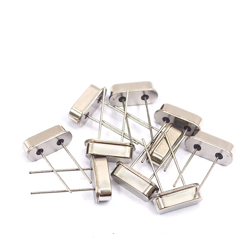 10PCS 4Mhz 6Mhz 8Mhz 12Mhz 16Mhz 20Mhz 24Mhz 32.768K 32.768K Quartz Crystal Resonator Passive Oscillator HC49S 8.000MHZ 11.0592M