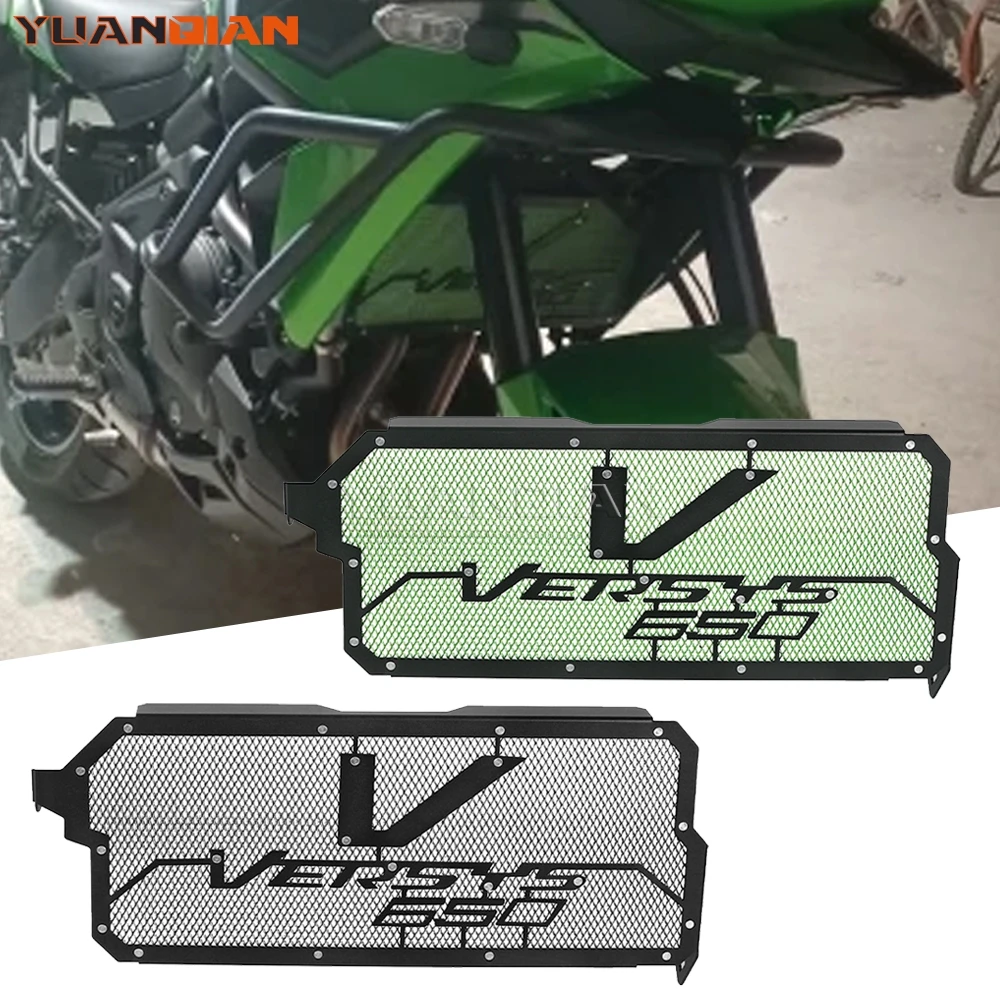 

Motorcycle Accessories Radiator Grille Guard Protection Cover For Kawasaki Versys650 Versys 650 2010 - 2024 2023 2022 2021 2020