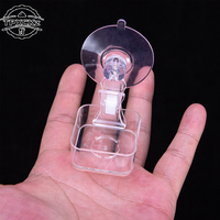 Reptile Water Food Bowl Suction Cup Food Tray Gecko Reptile Lizards Spider Tree Frogs Feeder Habitat Decoration Pet Supplies