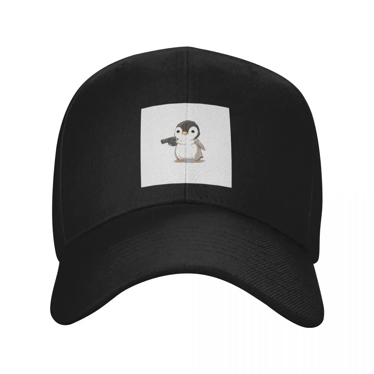 

Penguin with a Glock Baseball Cap Mountaineering sailor cap for men Wild Ball Hat Golf Wear Mens Women's