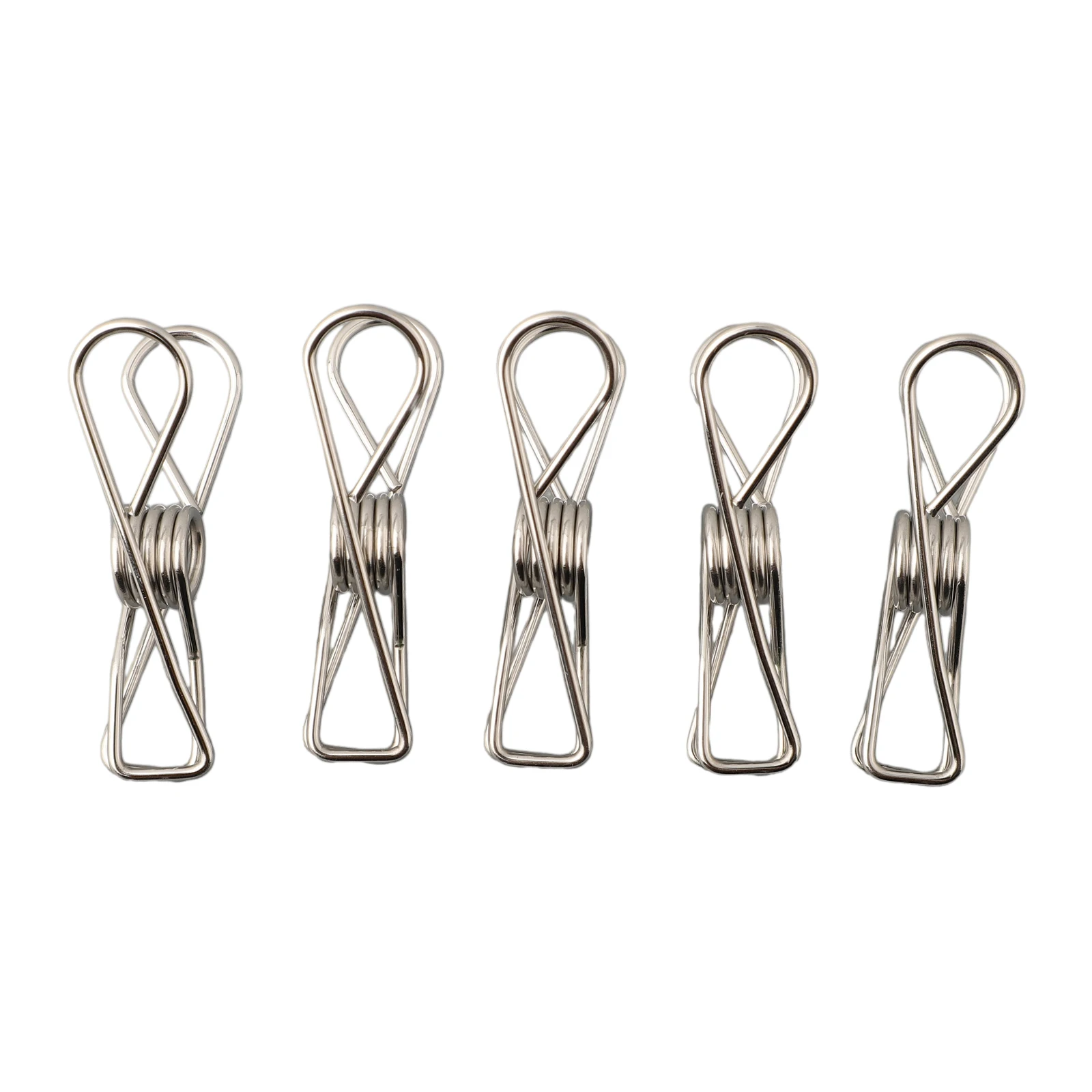 Stainless Steel Reusable Linen Quilts Socks Hanging Silver 20pcs Clothes Pegs Laundry Windproof Home Tools Hot