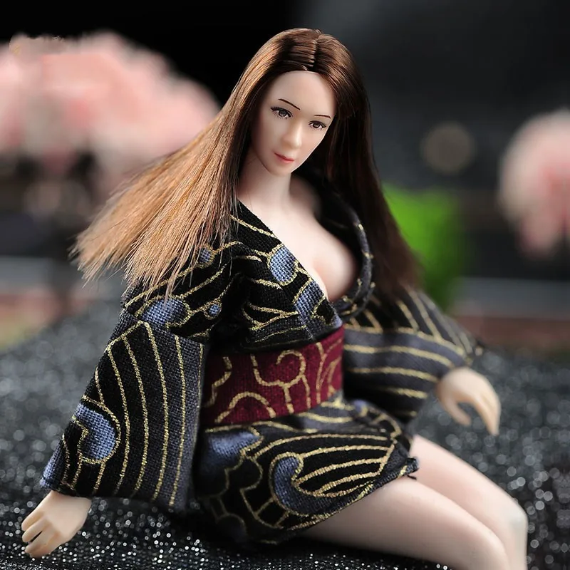 Tête de femme asiatique à l'échelle 1/12, sculpture de tête de greffe de cheveux, modèle adapté à TBL PH 6 ", figurine d'action pâle de soldat, poupées corporelles