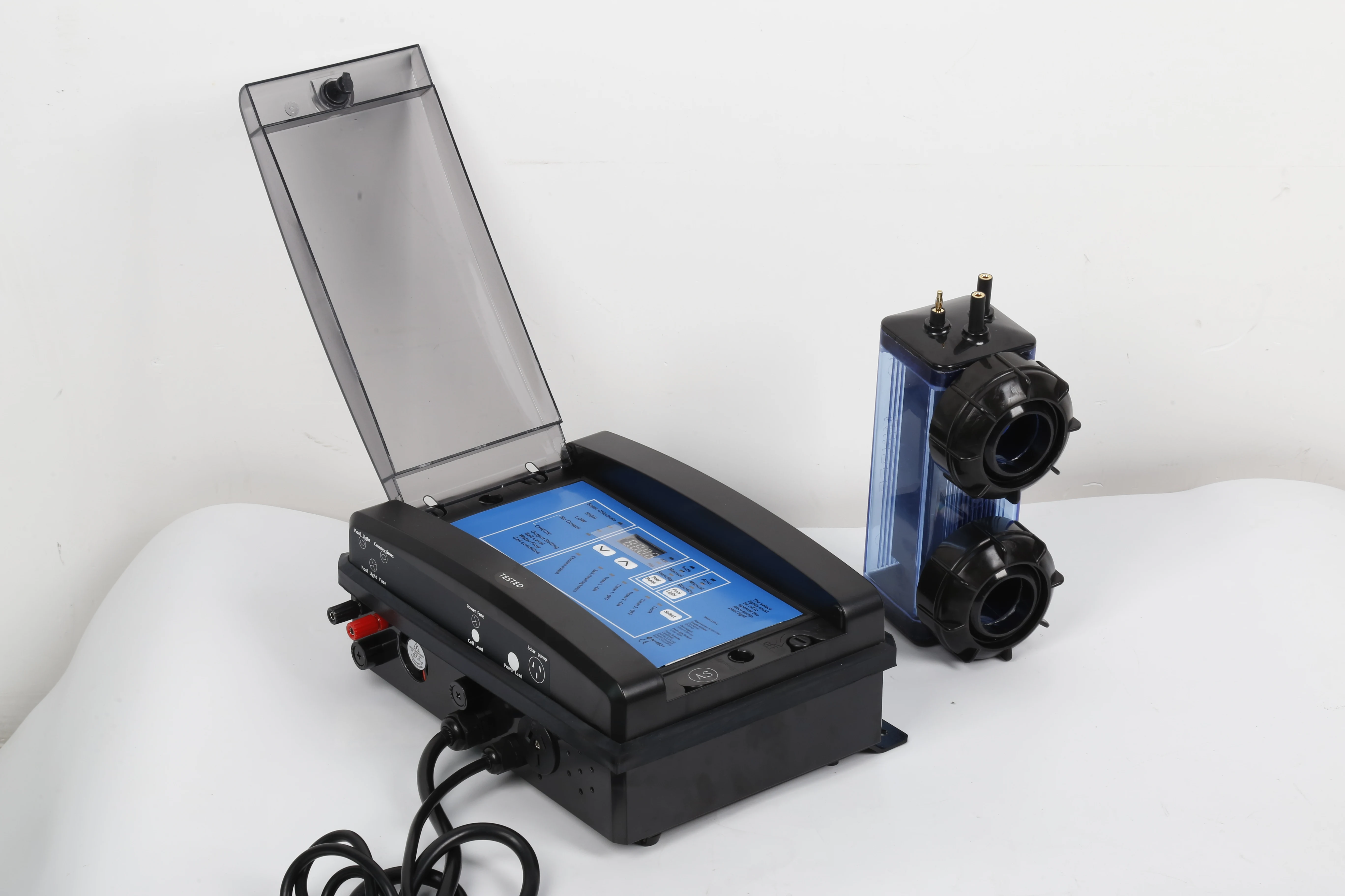 

Hot Sale Factory Supply Salt Water Electrolysis Chlorinator Swimming Pool Salt Chlorine Generator