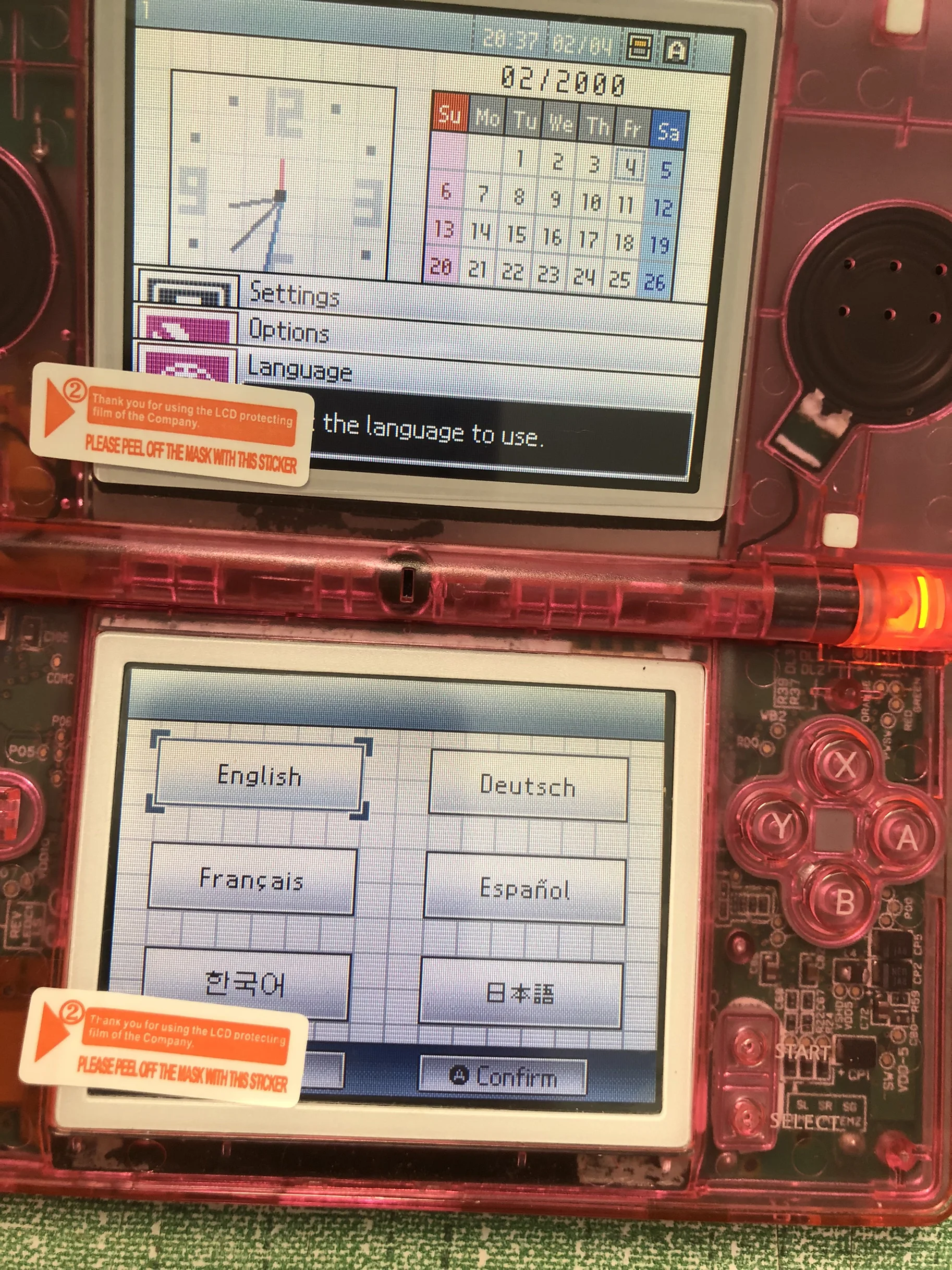 Remodelado Game Console para DS Lite, DSL Palm Game, Original