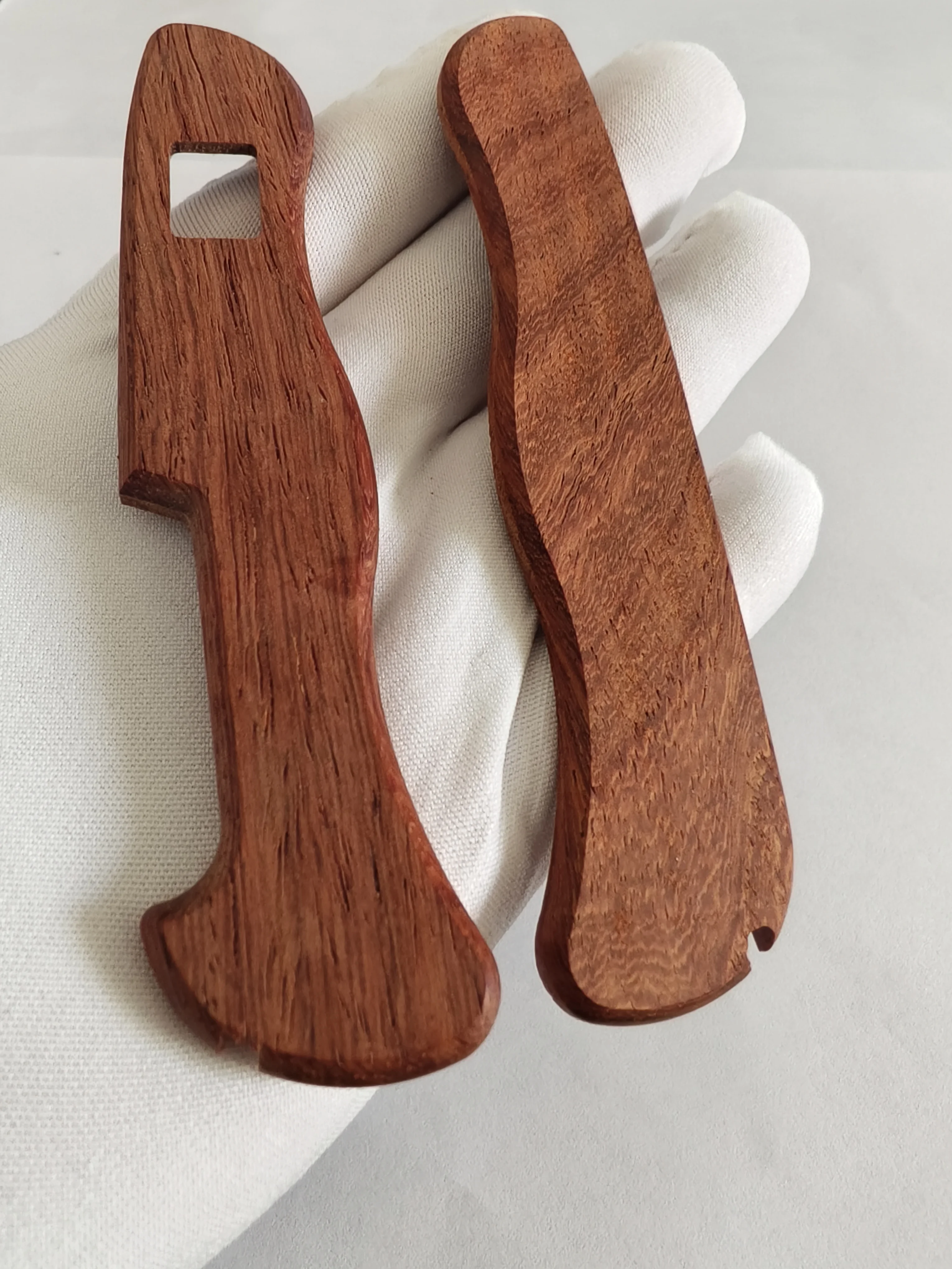 1 Pair Pear Blossom Wood Handle Scales For 111mm Victorinox Swiss Army Knives