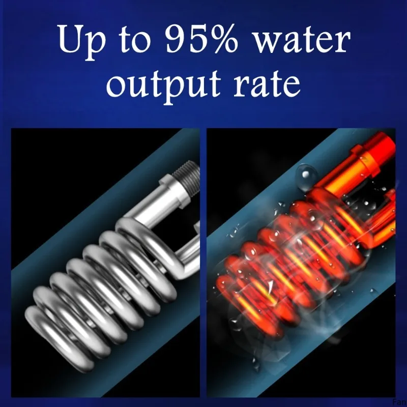 Water Heater 110V-220 Frequency Conversion Thermostat Kitchen Bathroom Wall Mounted Water Heater Tankless Water Heater