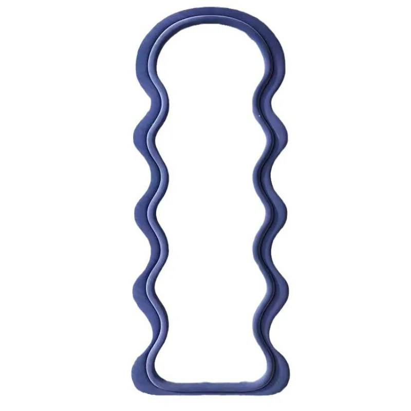 

Internet celebrity wave full body floor mirror cream ins wind fitting mirror home girls bedroom profiled