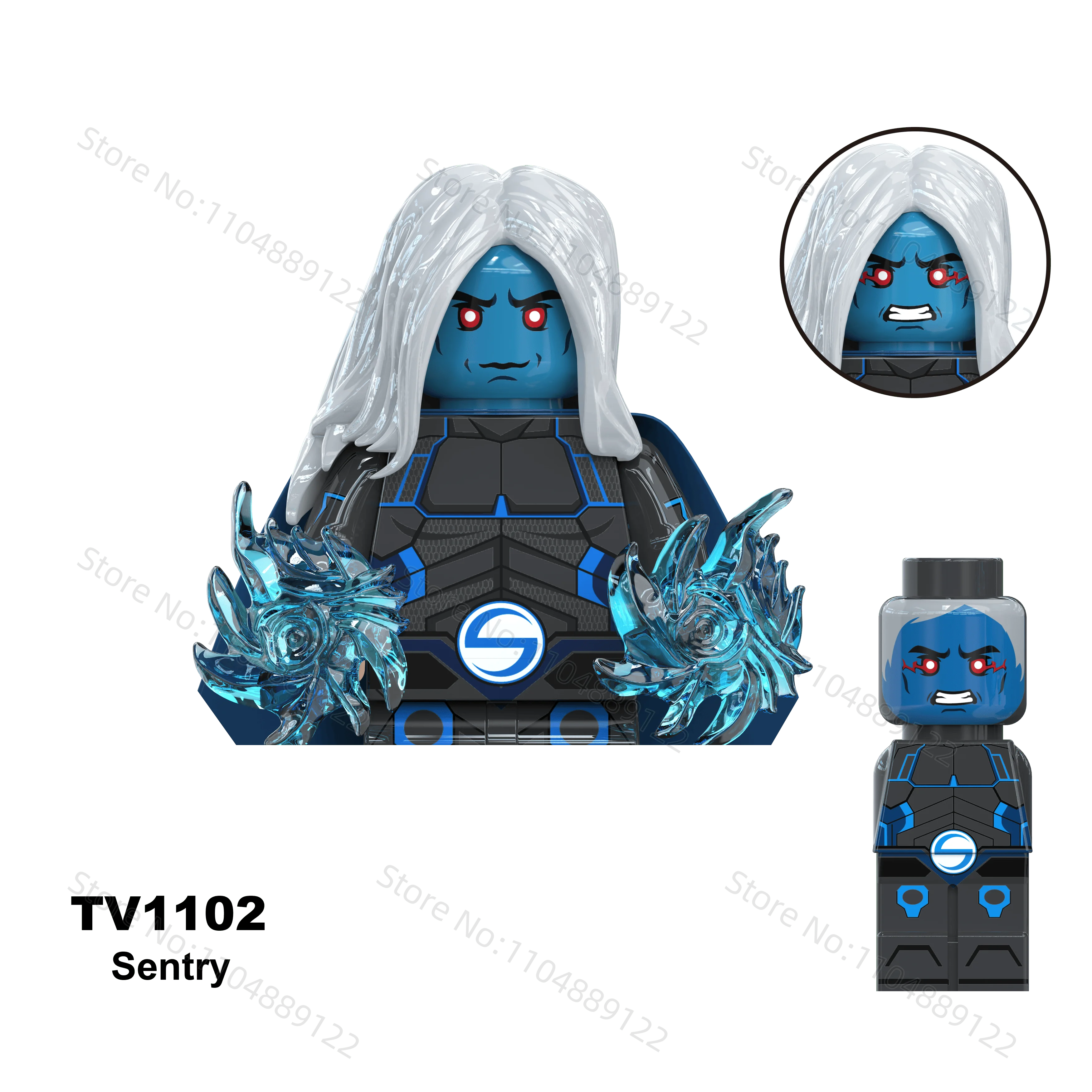 마블 뉴 블록 장난감 센트리 휴먼 토치 베놈 어린이 미니 블록 생일 선물 조립 장난감