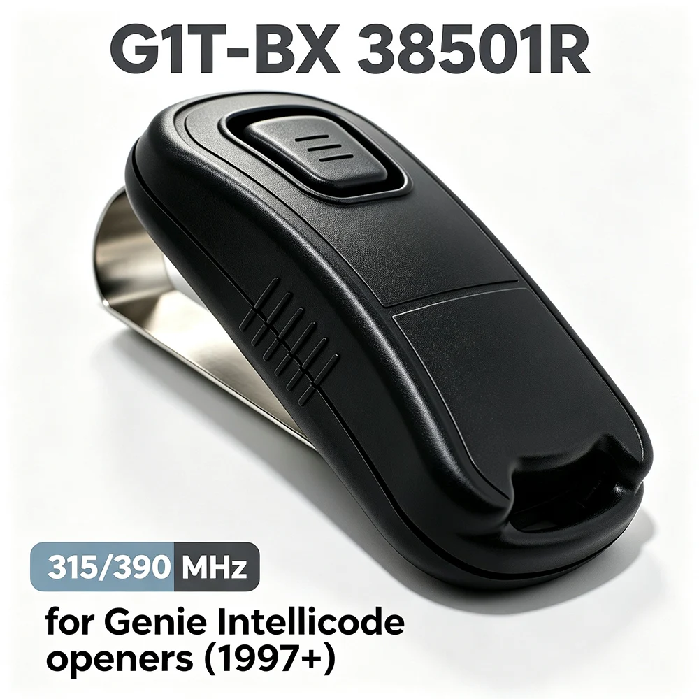 G1T-BX 38501R Garage Door Remote Opener Genie Intellicode G3T-BX G3T-R G3T-A G1T-A O1T-BX GITR-3 GIT-1 GIT-2 GIT-3 315/390MHz