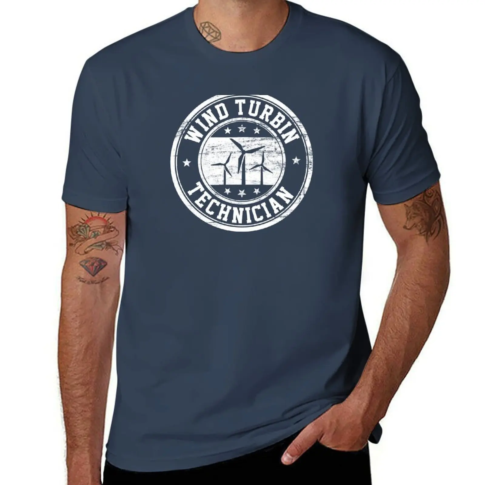 

Technician Turbine #5 Wind T-Shirt Breathable Mesh Panel T-Shirt