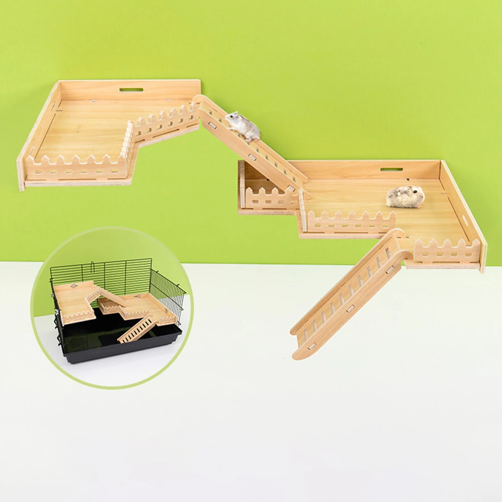 

Hamster Climb Platform Multipurpose Playing Platform Small Animals Bridge Rodents Chew Toy For Hamsters Chinchillas