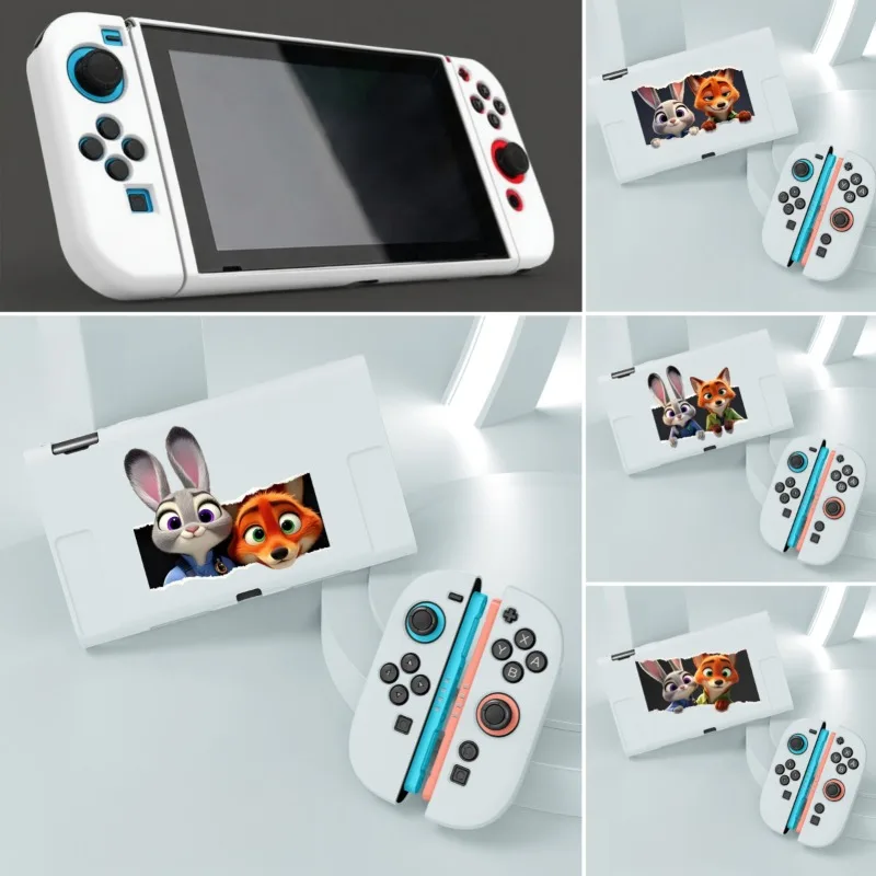 

Disney Zootopia Protective Case for Switch 2 Split Matte Case TPU Protective Cover NS2 Soft Shell with Shockproof Anti-Scratch