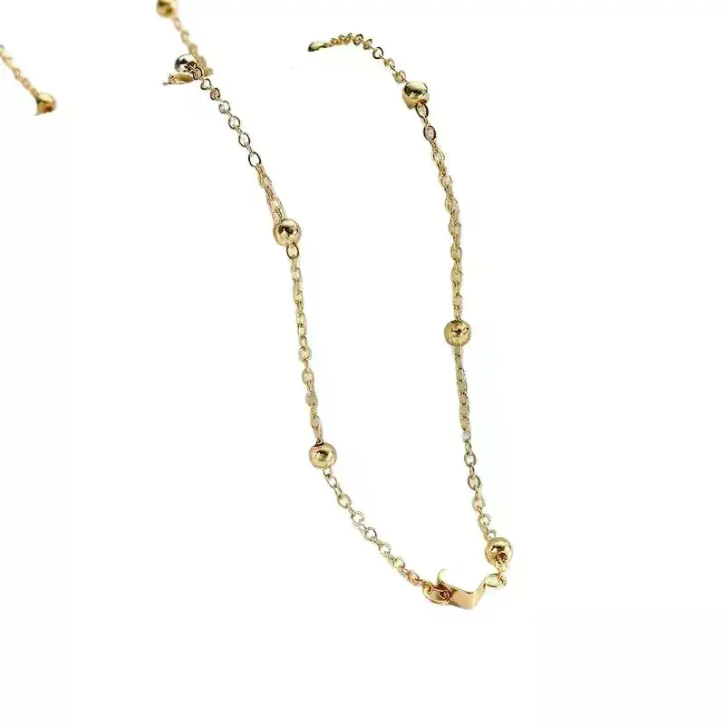 Girls Simple Heart Beaded Belly Chains for Women Fashion Metal Beach Bikini Waist Chains Body Jewelry Accessories