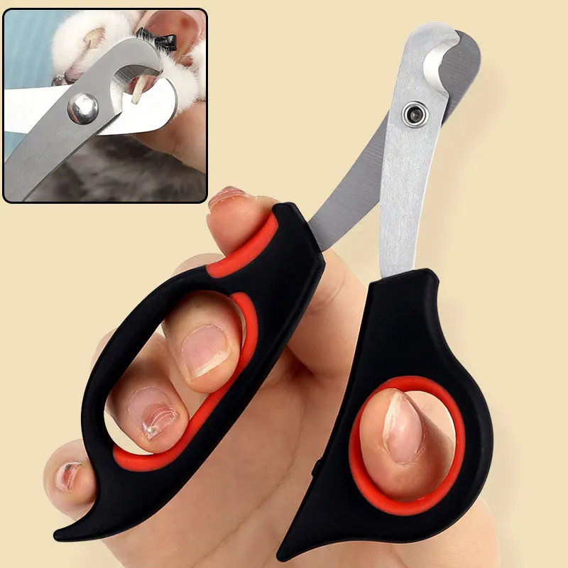Pet Nail Care Scissors Pet Nail Scissors Rabbit Guinea Pig Cat Toe Claw Dog Trimmer Nail Cutter Nail Clipper Stainless Steel