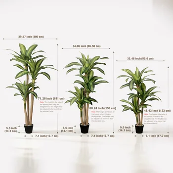 Artificial Dracaena Tree in Pot 1