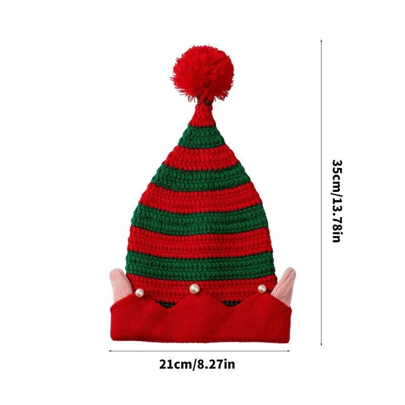Elegant Stone Decorated Acrylic Baby Hat Flexible Suitable Cold Weather 0 2 Years