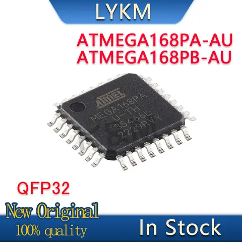 5/PCS New Original ATMEGA168PA-AU ATMEGA168PA AU MEGA168PA ATMEGA168PB-AU ATMEGA168PB AU MEGA168PB QFP32 In Stock