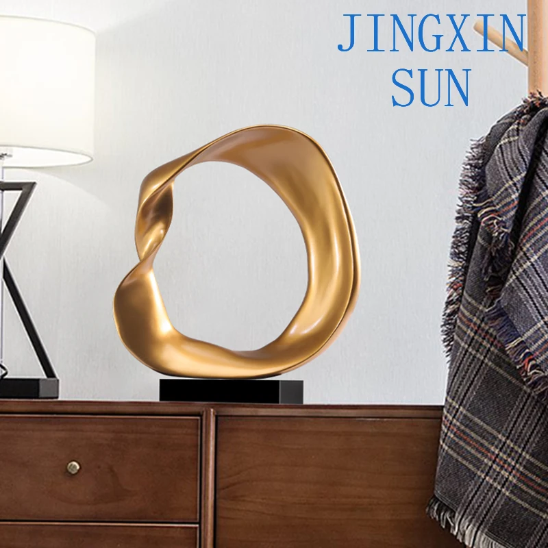 Sales Department: FRP Sculpture, Customized Light Luxury High-end Hotel Model Room Ornaments, Living Room Entrance Shelf
