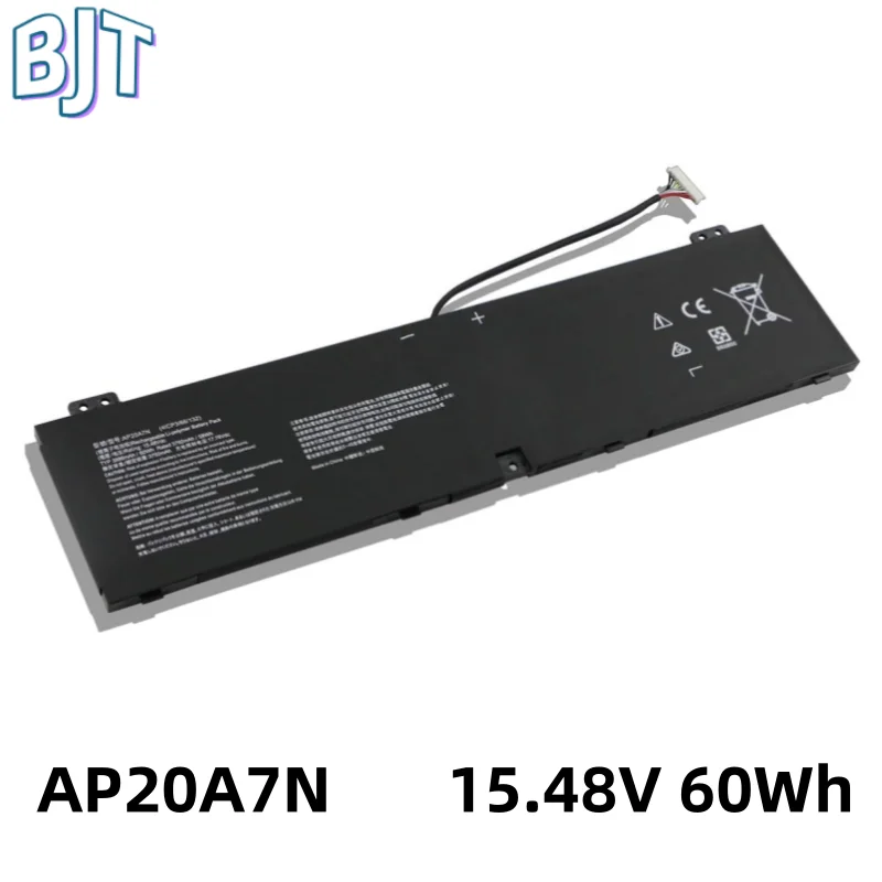 

15.48V 60Wh 3886mAh AP20A7N Laptop Battery For Acer Predator Triton 300 SE PT314-51S PT314-51S-76QN KT.00407.010 4ICP3/66/132