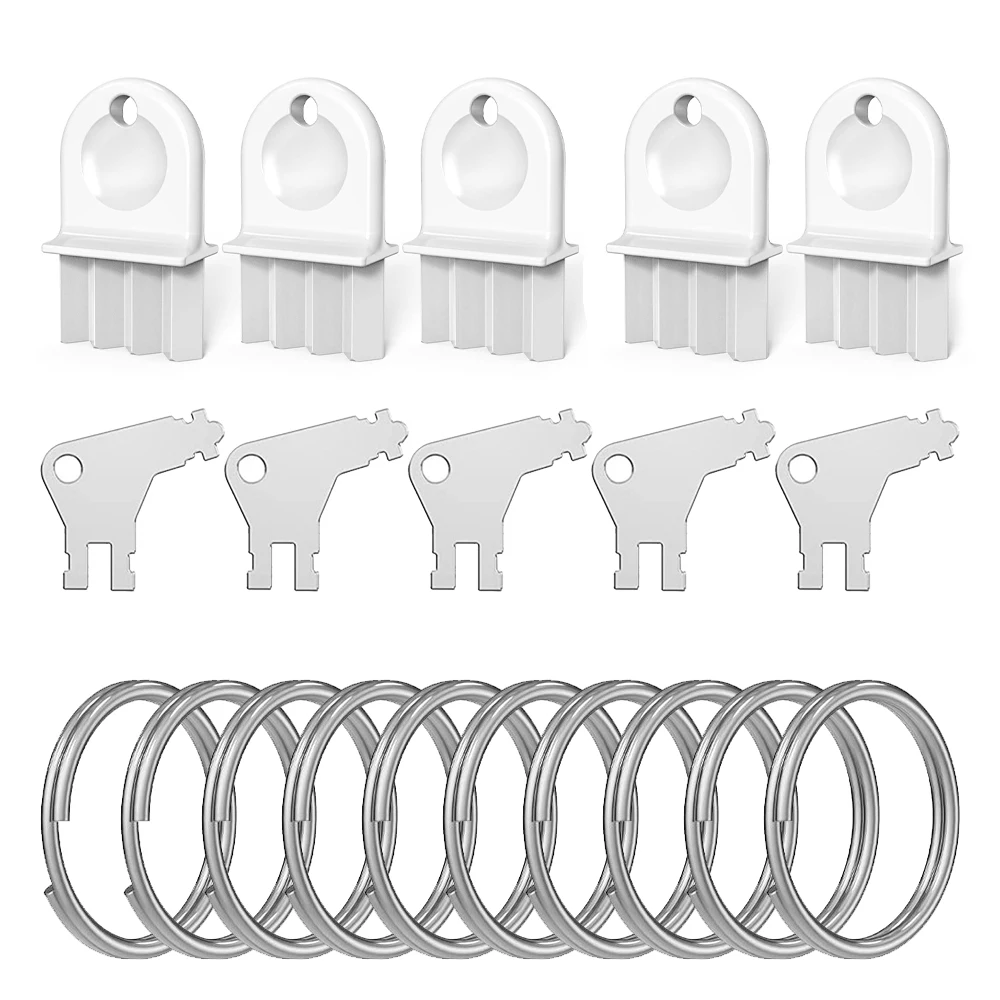 5set Toilet Pater Dispenser Keys Rings Plastic/Metal for Universal Waffle San Jamar Commercial Georgia Pacific R6500 R4500 R3000