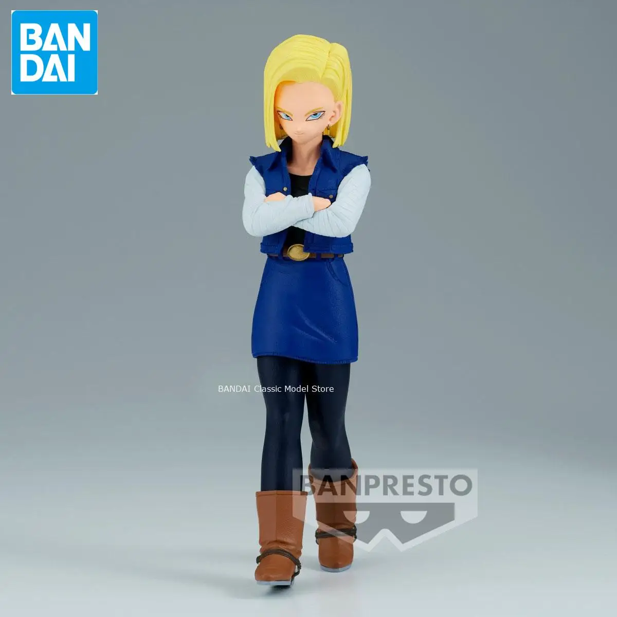 Подлинная официальная оригинальная Bandai Banpresto Dragon Ball Solid Edge работает Android 16, Android 17, Android 18, Коллекционная модель аниме