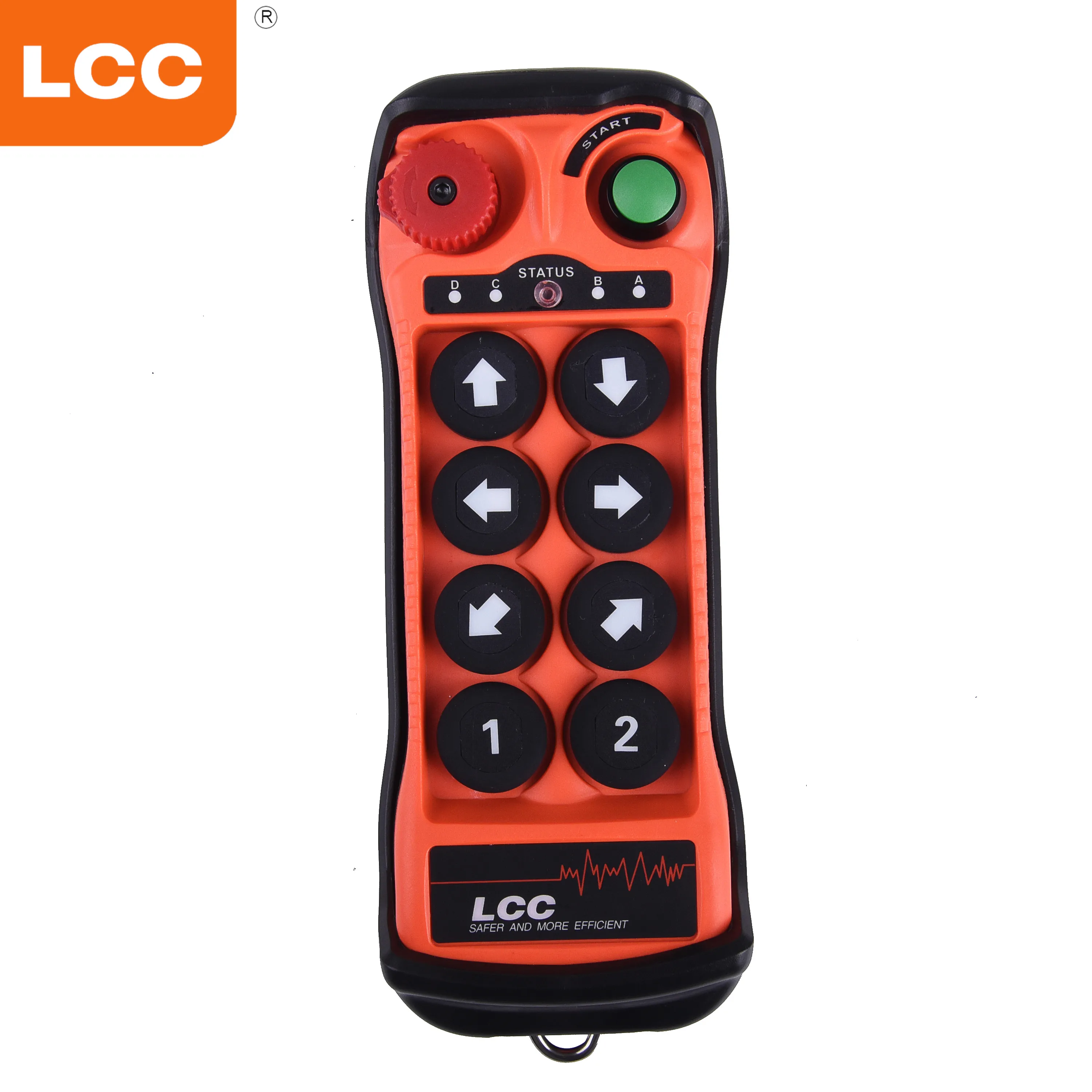 LCC Q600 جهاز التحكم عن بعد الصناعي المتطابق تمامًا مع رمز التحكم عن بعد أداة كبيرة مفتاح رفع رافعة السفر