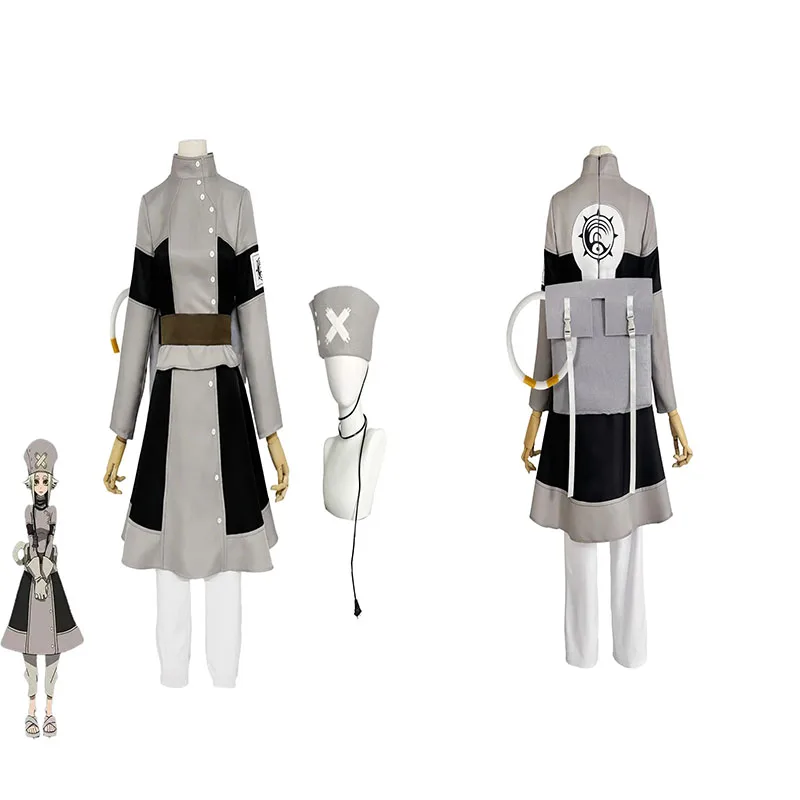 

Костюм для косплея по аниме GACHIAKUTA: платье, брюки, перчатки, шляпа, Jirai Kei Kawaii. Повседневный костюм на Хэллоуин для мужчин и женщин.