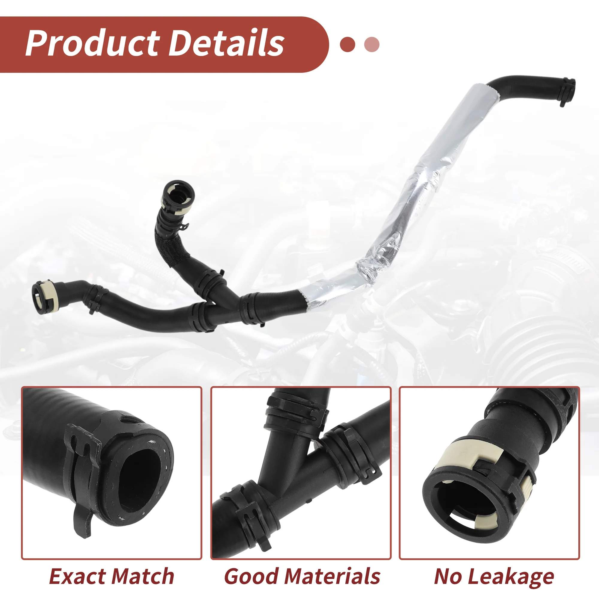 UXCELL No.JL1Z18472C HVAC Heater Waterafvoerslang voor Ford Expedition 2018-2021