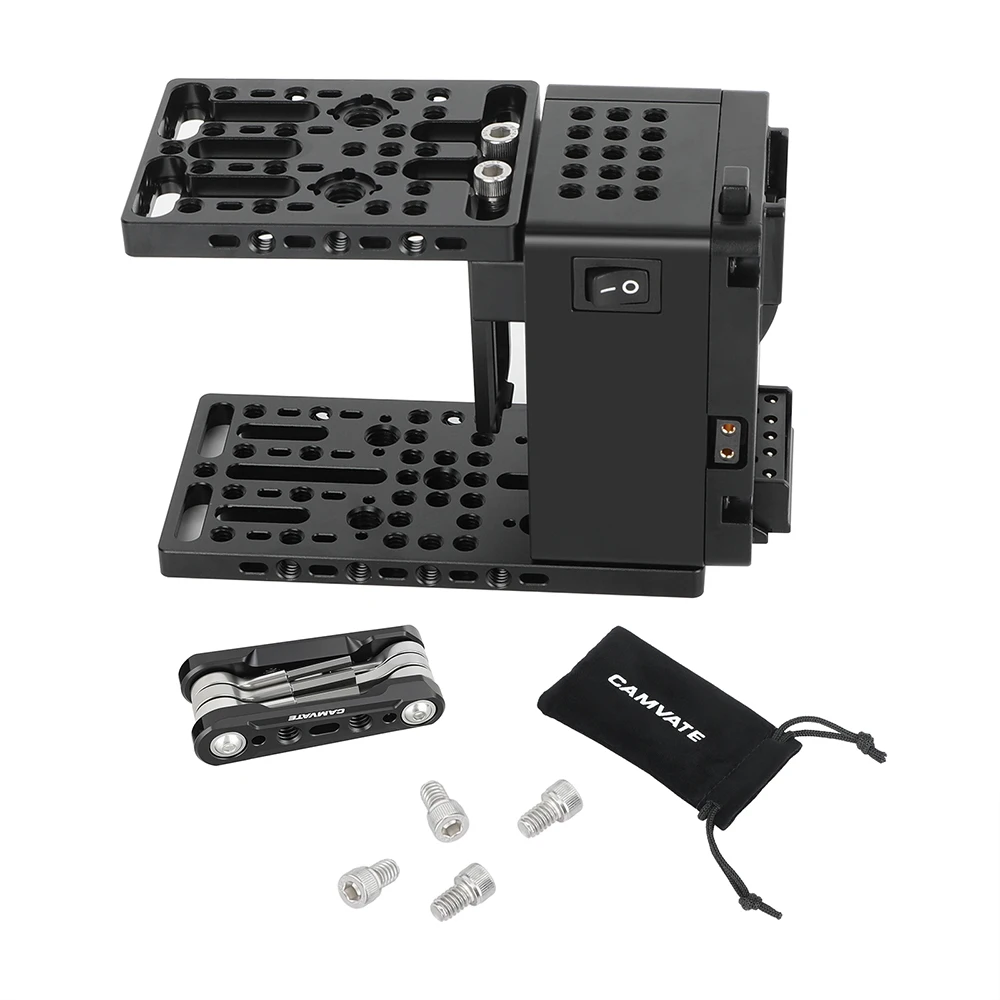 CAMVATE لسوني A7M4/A7S3 وحدة توسيع قفص الكاميرا Cineback متوافق مع Tilta TA-T16 ل SmallRig 4183