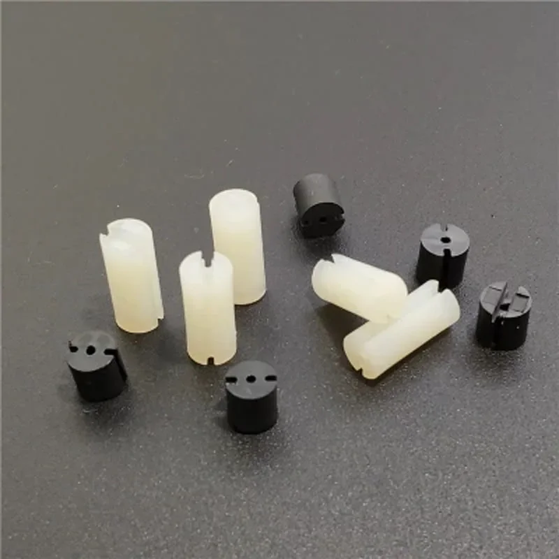 1Best 50pcs 6x5/6/7/10/12/15mm Black Diode lamp post LED spacer 3-hole mat high column Lamps holder nylon support nut