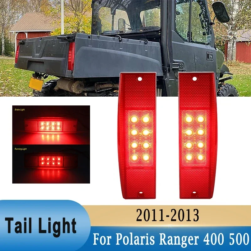 1 Pair LED Tail Light Stop Brake Lamp for Polaris Ranger 400/ 500/ 570 11-17 for Ranger 800 EFI MIDSIZE 2013-2014 2411450