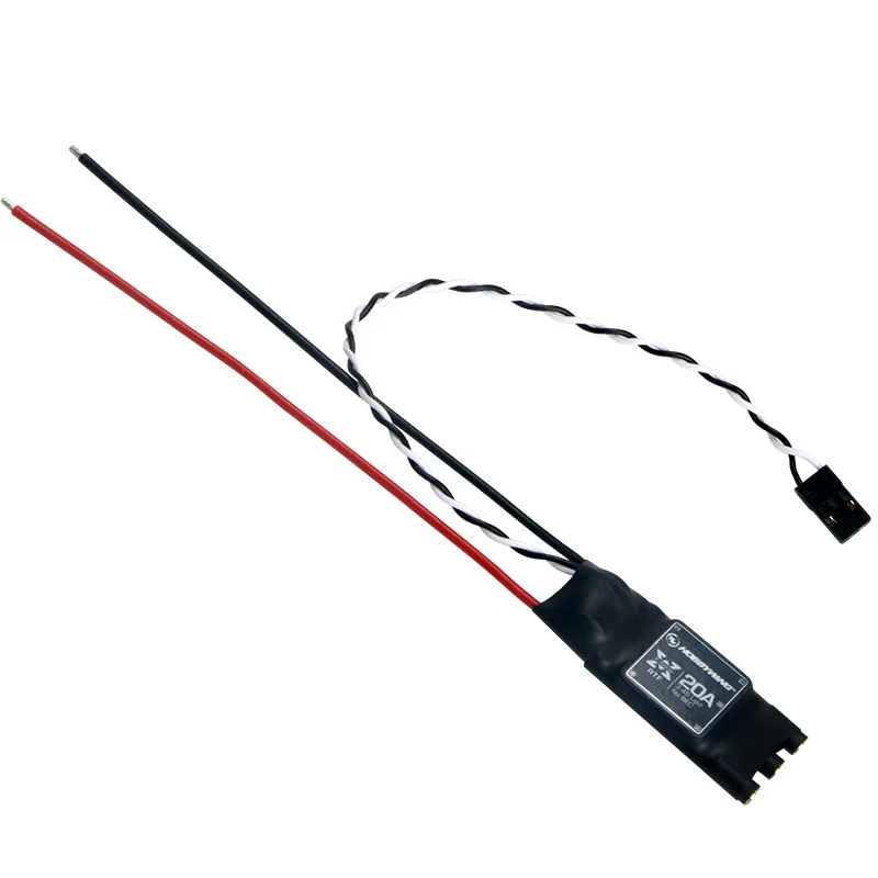 HobbyOO- XRotor APAC Brushless ESC 2-6S pour Believer UAV RC, Quadcopter HGouopter, 20A, 1960mm, 550-650