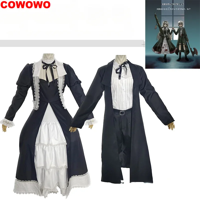 Cowowo-女性と男性のためのカスタマイズされたコスプレコスチューム,パフォーマンススーツ,ハロウィーンの衣装,ラマダン,黒のスパイダーマン,geminiグレーテル