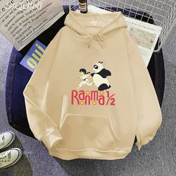 Ranma-Sudadera con capucha de manga larga para hombre y mujer, ropa con estampado divertido de dibujos animados, de gran tamaño, 12 unidades