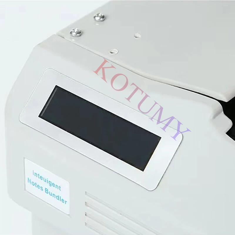 Máquina atadora de billetes de 220V/110V, flejadora de inducción inteligente, máquina de encuadernación con correa de papel de fusión en caliente