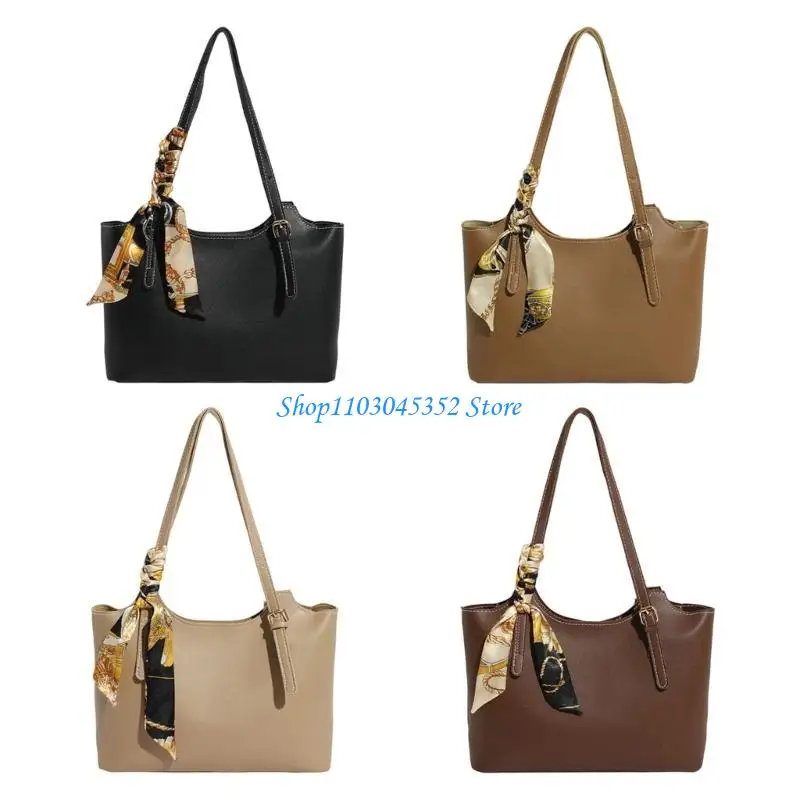 حقيبة جلدية للنساء بمقبض علوي وحقائب كتف وحقائب يد