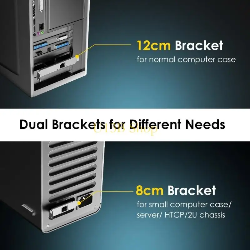 Адаптер быстрого скорости U13B, PCIE 2,5 Гбит / с Gigabit Card для настольных компьютеров