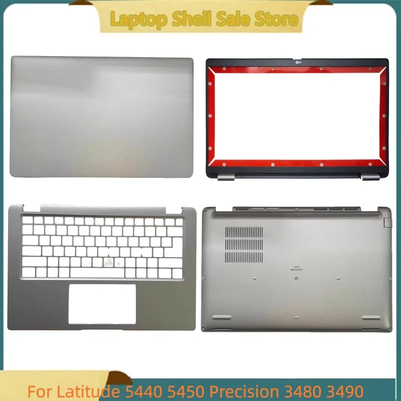 New Laptop For Latitude 5440 E5440 Precision 3480 3490 Top Case Lcd Back Cover/Front Bezel/Upper Case Palmrest Cover/bottom Base