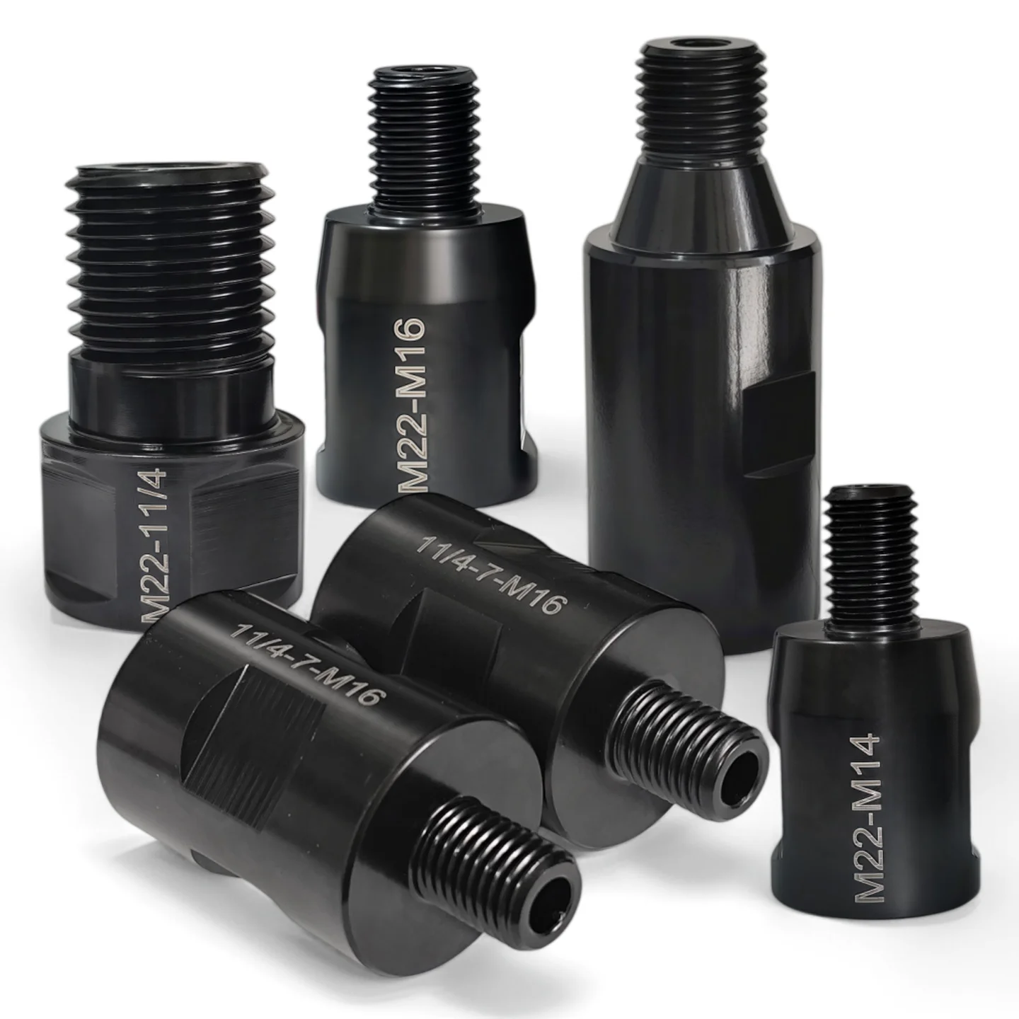 Thread Adapter For Diamond Core Drill Bits Convertible M22 M16 M14 11/4-7UNC 5/8-11 Thread Adapter Connection Thread Convertor