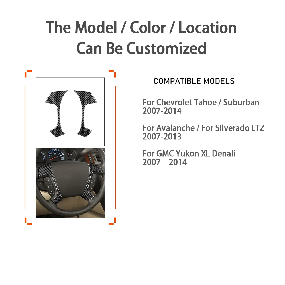 لسيارة شيفروليه تاهو الضواحي لسيفيلفرادو LTZ لجي إم سي يوكون XL دينالي سييرا SLT 07-13 لوحة ملحقات السيارة الداخلية ملصق
