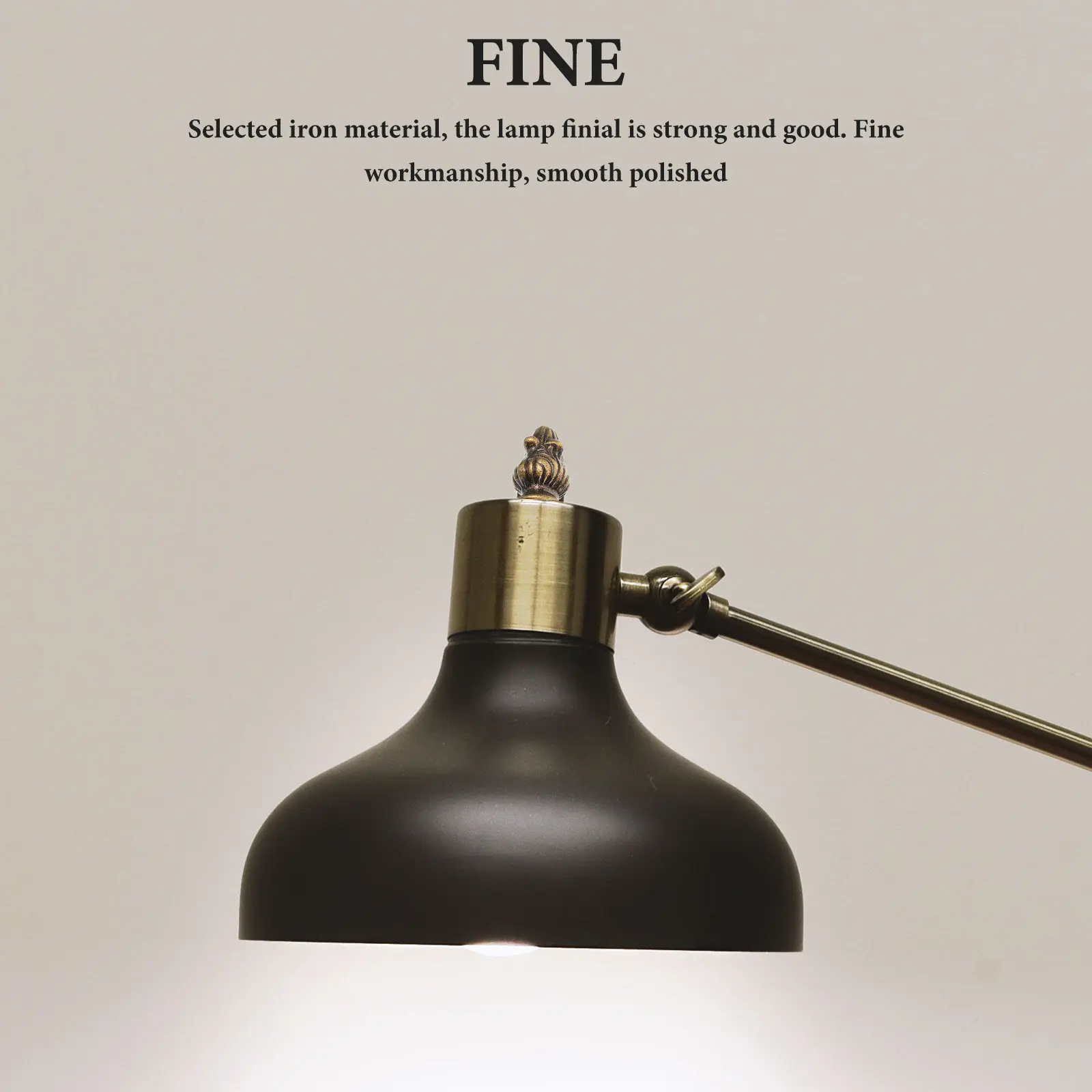 

Декоративные металлические наконечники для ламп, легко устанавливаемые, для настольных светильников, винтовые колпачки для ламп, винтажные держатели для лампочек