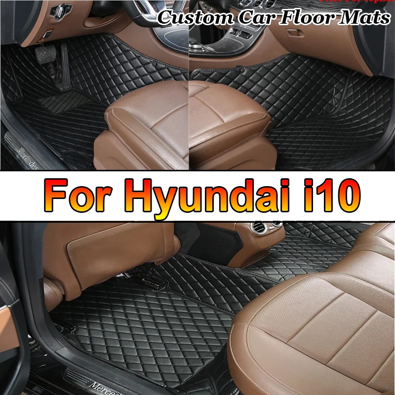 

Автомобильные коврики для Hyundai i10 BA Gran Metro Taxi Xcent IA 2014 ~ 2019 Кожаные коврики Автомобильные коврики Прочные коврики Автомобильные аксессуары