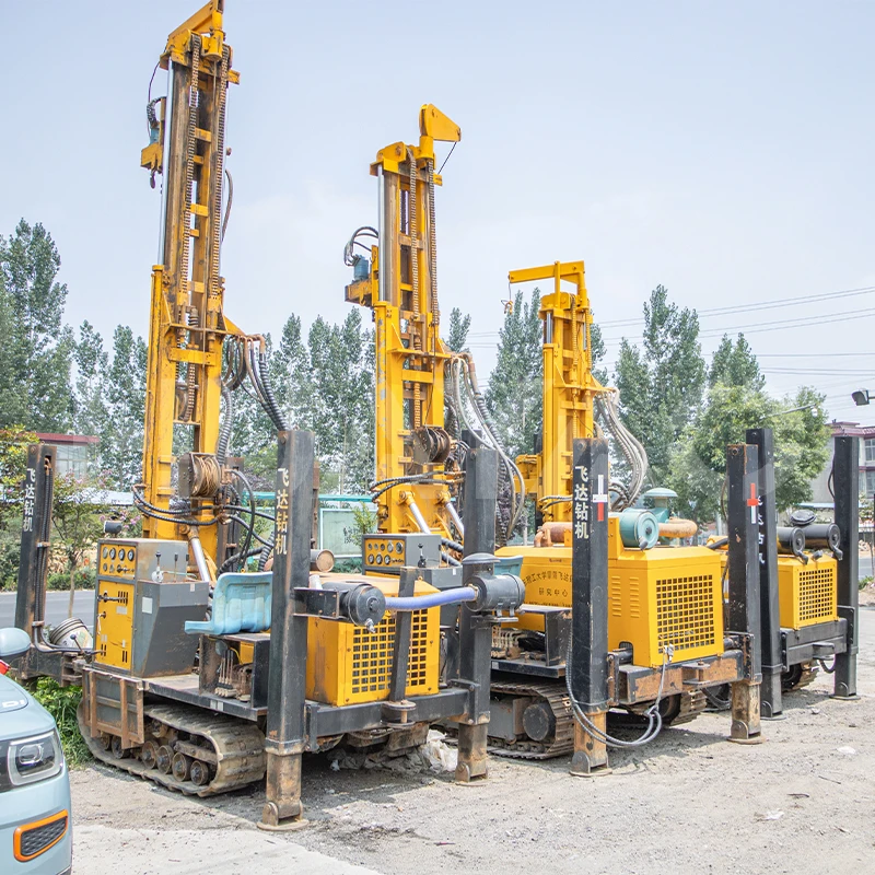 유압 크롤러식 수중 시추기 DTH 해머, 지질 탐사 및 시추공 발파용, 시추 깊이 100-600m