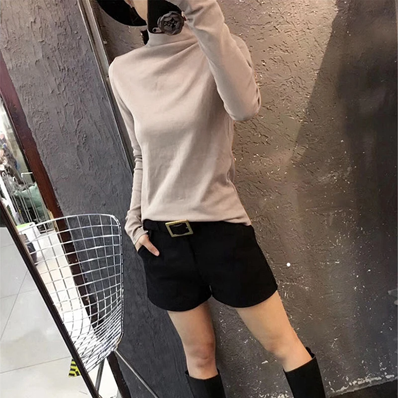 

Faionable Fce на подкладке, женская базовая одежда, соблазнительная, облегающая, универсальная, осенне-зимняя, корейская, без рукавов, INS (3) Inner Wear Top