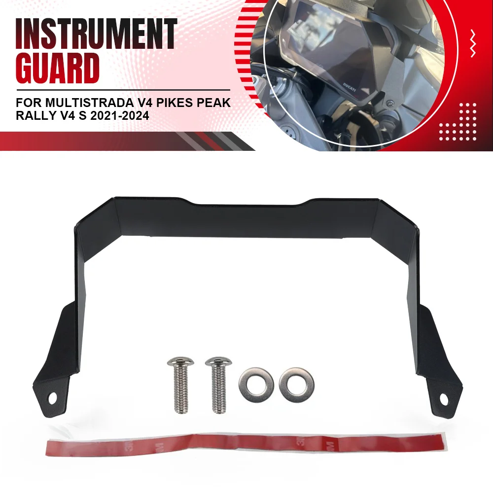 

Motorcycle Accessories TFT Anti-Theft Guard With Sun Visor For Ducati Multistrada V4 Pikes Peak Rally V4 S 2021-2022-2023-2024