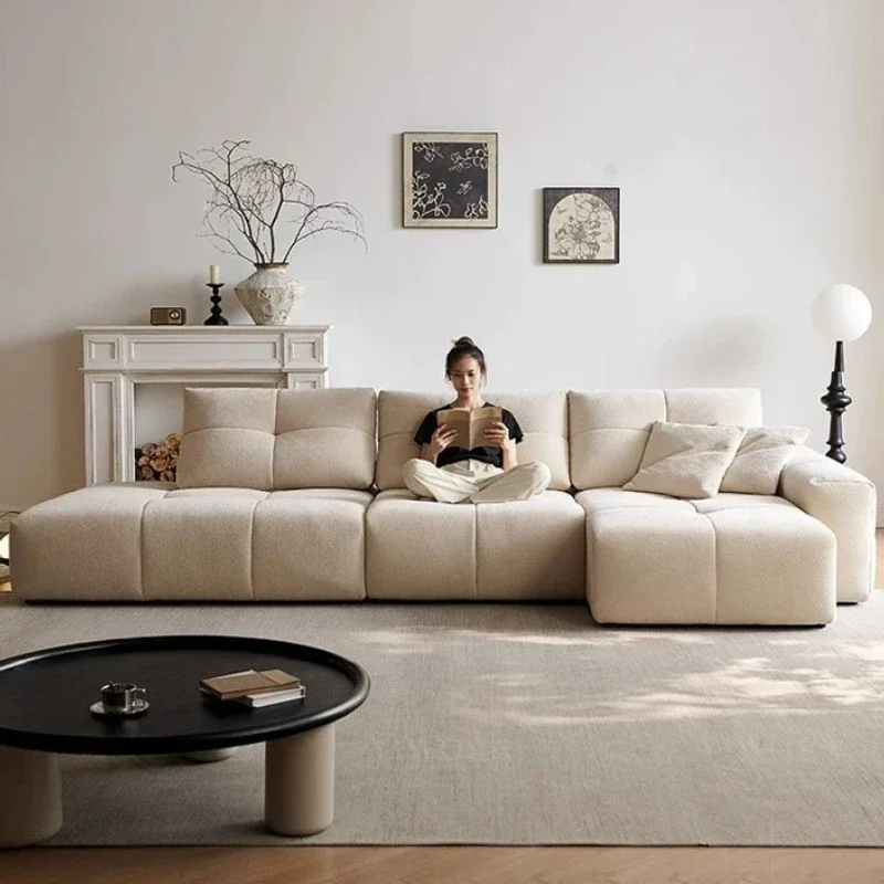 Corner L Shaped Couch Furniture Home Couchs Modern Minimalist Chenille Flannel Modular Sofa Living Room Sofas And Seating